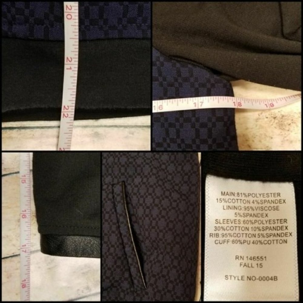 Modern Cut Navy Jacket - Picture 2 of 4